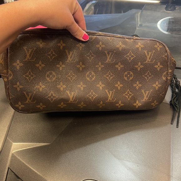 Boho fringe authentic Louis Vuitton monogram neverfull MM - Picture 7 of 8